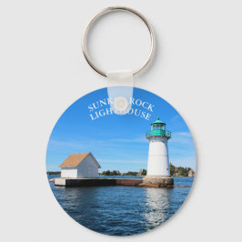 Sunken Rock Lighthouse, New York Sleutelhanger