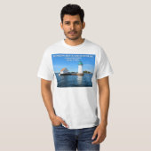Sunken Rock Lighthouse, New York T-shirt (Voorkant volledig)