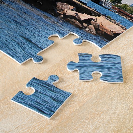 Sunken Rock Lighthouse, New YorkPuzzle Legpuzzel (Zijkant)