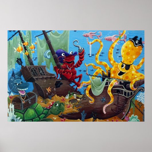 Sunken Ship Poster (Voorkant)