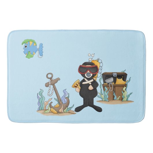 Sunken Treasure Chest Kind Bath Mat (Voorkant)