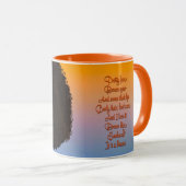 Sunkissed Beauty met gedicht Mok (Voorkant rechts)