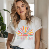 Sunkissed Retro Sun Zomer Strand Vakantie Tri-Blend Shirt