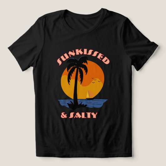Sunkissed & Salty T-Shirt (Design voorkant)