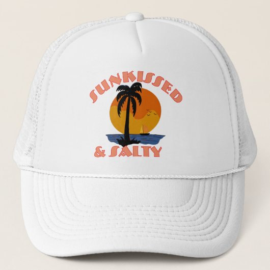 Sunkissed & Salty Trucker Pet (Voorkant)