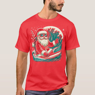 SunKissed Snowman Kerstmis in juli 2024 Beach Bas T-shirt