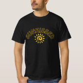 Sunkissed T Shirt Design Summer Zee Beach Sunset (Voorkant)