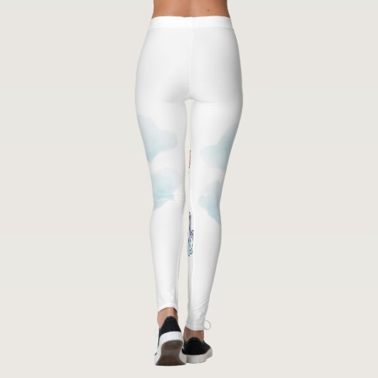 Sunkissed Unbothered Aesthetic Leggings (Achterkant)