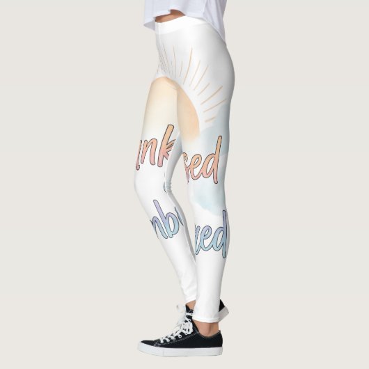 Sunkissed Unbothered Aesthetic Leggings (Links)