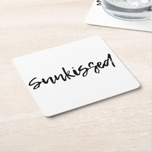 Sunkust Kartonnen Onderzetters (Schuin)