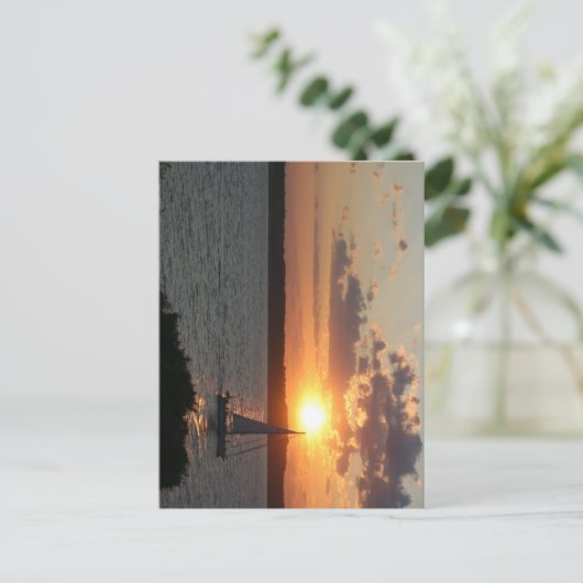 Sunkust Sail Briefkaart (Staand voorkant)