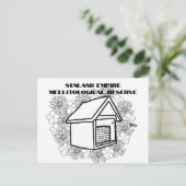 Sunland Empire Mellitological Reserve BW Briefkaar Feestdagenkaart (Staand voorkant)