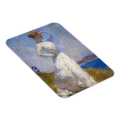 Sunlight, 1909, van Frank Weston Benson Magneet (Rechterzijde)