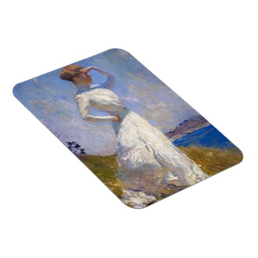 Sunlight, 1909, van Frank Weston Benson Magneet (Rechterzijde)