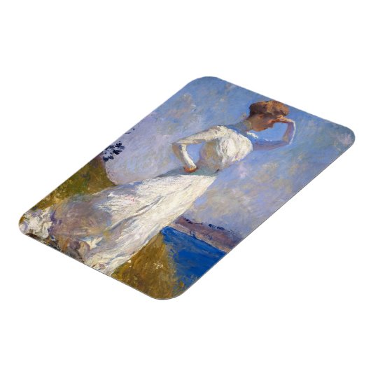 Sunlight, 1909, van Frank Weston Benson Magneet (Linkerzijde)