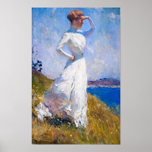 Sunlight, 1909, van Frank Weston Benson Poster (Voorkant)