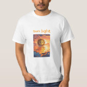 Sunlight Art bedrukt T-shirt (Voorkant)