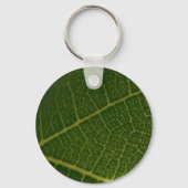 Sunlight Heart on Leaf Keychain (Achterkant)