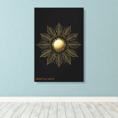 Sunlight Heritage Laurel Fijn Kunst Canvas Afdruk (Insitu (Houten vloer))