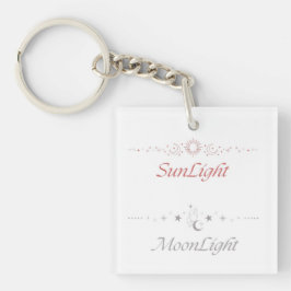 Sunlight Moonlight Art Sleutelhanger