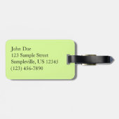 Sunlight on Wooded Path in Centennial Park Bagagelabel (Achterkant horizontaal)