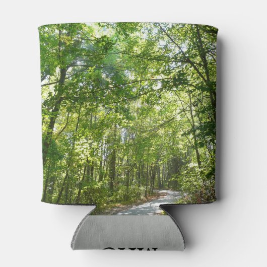 Sunlight on Wooded Path in Centennial Park Blikjeskoeler (Achterkant)