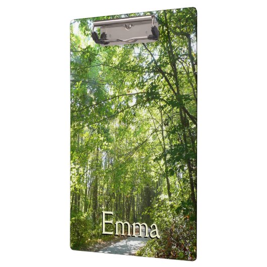 Sunlight on Wooded Path in Centennial Park Klembord (Links)