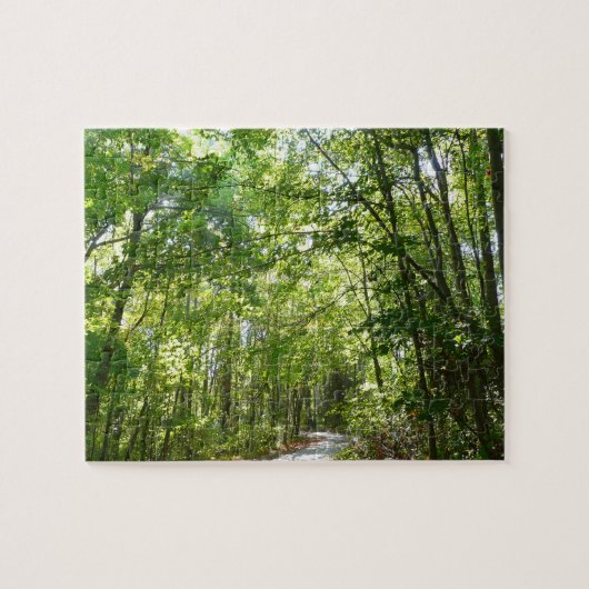 Sunlight on Wooded Path in Centennial Park Legpuzzel (Horizontaal)