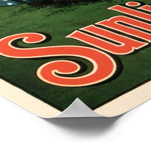 SUNLIGHT SEIFE Swiss Laundant Detergent Soap Adver Poster (Hoek)