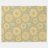 Sunlight Stillness II in gedempte olijf Fleece Deken (Voorkant (Horizontaal))