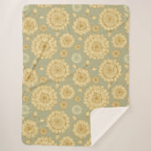 Sunlight Stillness II in gedempte olijf Sherpa Deken (Voorkant)