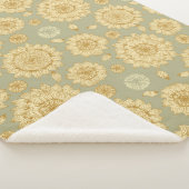 Sunlight Stillness II in gedempte olijf Sherpa Deken (3/4)