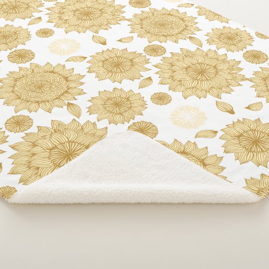 Sunlight Stillness II in het wit Sherpa Deken (3/4)