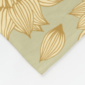 Sunlight Stillness II in Light Olive Fleece Deken (Hoek)