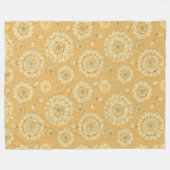 Sunlight Stillness II in warme Amber Fleece Deken (Voorkant (Horizontaal))