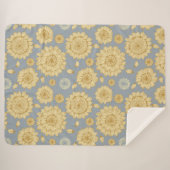 Sunlight Stillness II in Zacht Blauw Grijs Sherpa Deken (Voorkant (horizontaal))