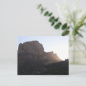 Sunlight Streaming over Casa Grande, BBNP, Texas Briefkaart (Staand voorkant)