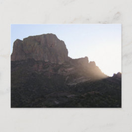 Sunlight Streaming over Casa Grande, BBNP, Texas Briefkaart