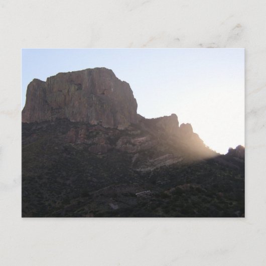 Sunlight Streaming over Casa Grande, BBNP, Texas Briefkaart (Voorkant)