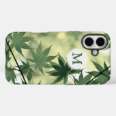 Sunlight Through Maple Leaves Monogram Case-Mate iPhone Case (Achterkant (horizontaal))
