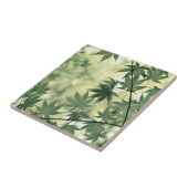 Sunlight Through Maple Leaves Tegeltje (Zijkant)