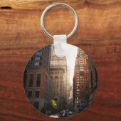 Sunlight Through Skyscrapers, New York City Sleutelhanger (Voorkant)