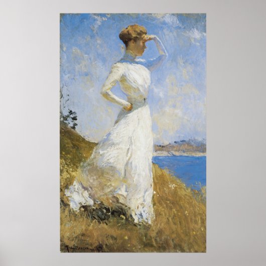 Sunlight, van Frank Weston Benson Poster (Voorkant)