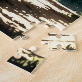 Sunlit anime forest glade legpuzzel (Zijkant)