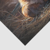 Sunlit Baby Goat Farm Portrait Tissuepapier (Detail)