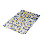 💙💛 Sunlit Blooms Azulejos Badmat (Gekanteld)