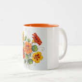Sunlit Blossoms Ceramic Mug  Tweekleurige Koffiemok (Voorkant rechts)