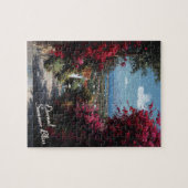 Sunlit Bougainvillea Path Art Legpuzzel (Horizontaal)