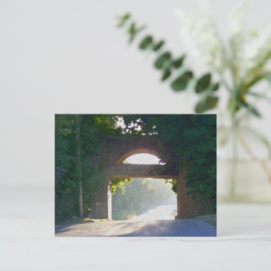 Sunlit Bridge Briefkaart (Staand voorkant)