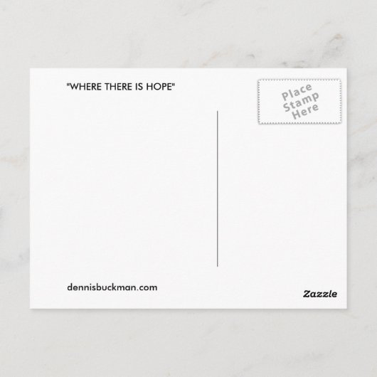 Sunlit Bridge Briefkaart (Achterkant)